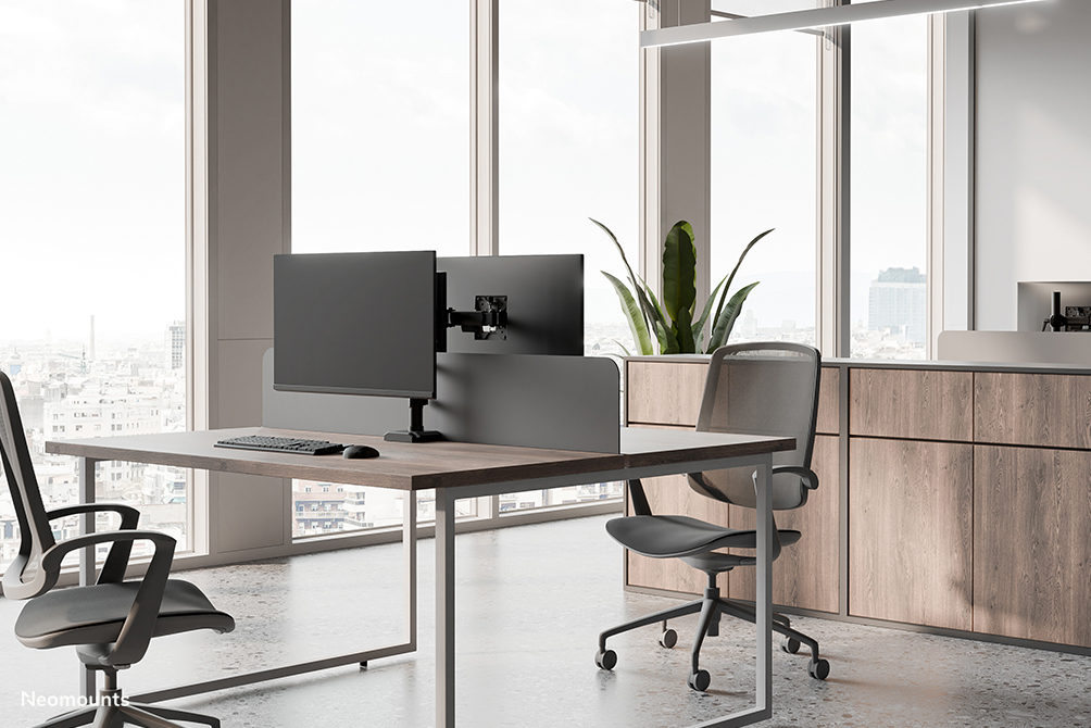 Neomounts DS60-600BL1 Braccio per monitor 10-32" - Quick-fix - 180°-stop